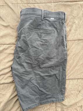 AG Adriano Goldschmied Supply Mens Straight Leg Khaki Pants Size 30 Gray